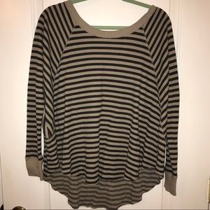 Oversized Striped Thermal